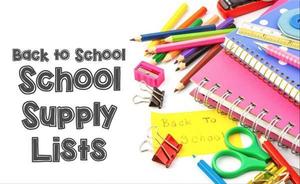 2018 - 2019 Flat Rock Elementary School Supply List