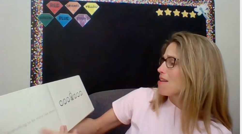 Mrs. Gray shares a read aloud