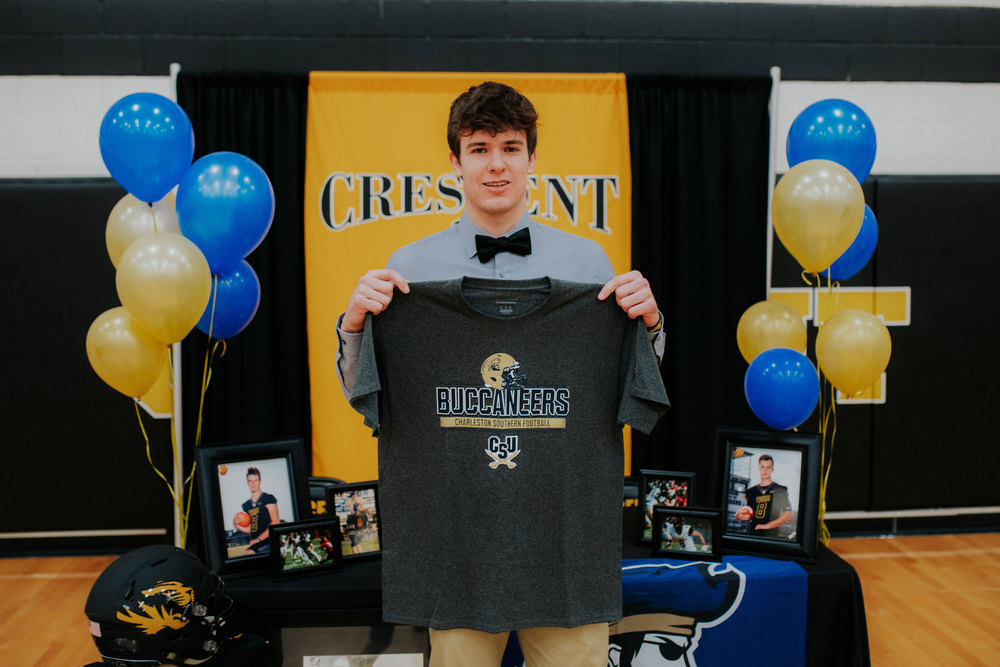 Senior Landon Sauers Signs with Charleston Southern Football