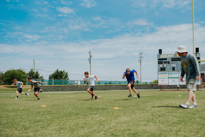 Tiger Athletes have Returned to School-Sponsored Team Sports, at a 6ft Distance.